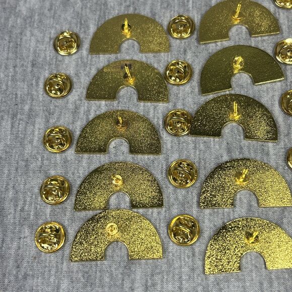 18 Classic Rainbow With Traditional Colors Enamel Novelty Lapel Pins - Picture 7 of 11